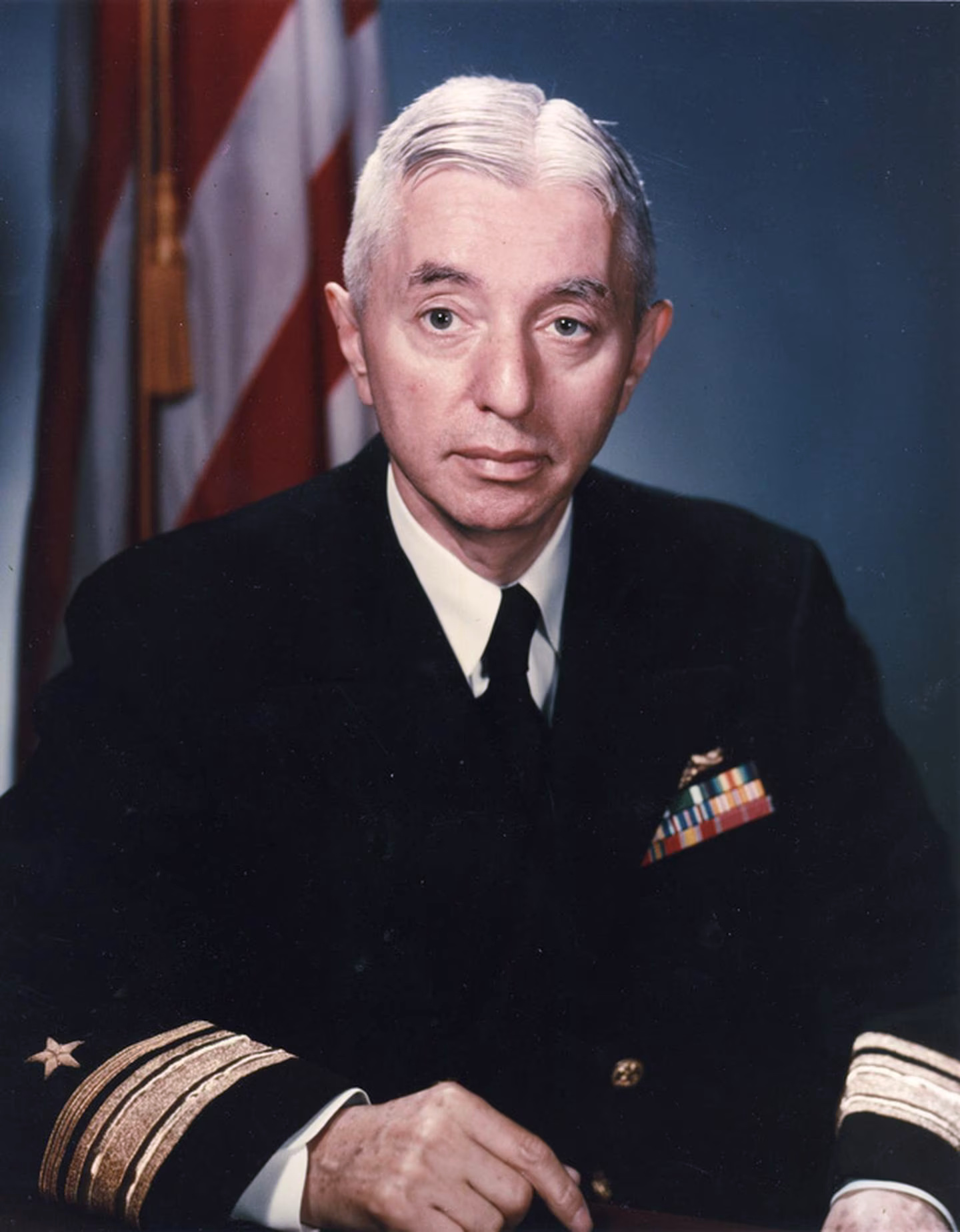 Admiral Hyman G. Rickover in naval uniform